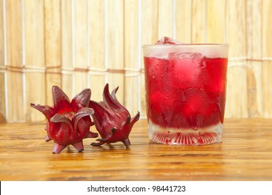 Roselle Or Hibiscus Juice, A Drink For Good Health.