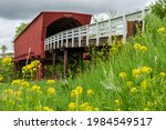 Roseman Covered Bridge in Winterset, Madison County, Iowa was built in 1883. It is also known as the “haunted” bridge. 
