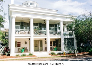 Rosemary Beach, Florida / USA - October 20 2019: Beach House