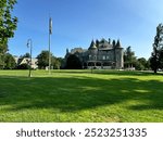 Rosemont College quad middle of campus sunny day