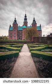 Rosenborg Castle And Gardens In Copenhagen, Denmark