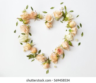 Roses Buds As Heart