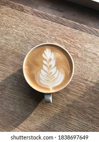 Rosetta Latte Art In A Budapest Coffee Shop