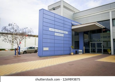 ROSH HAAYIN, ISRAEL. February 24, 2015. The Central Elections Committee Main Office Prior To The Parliamentary Elections To The Twentieth Knesset. The Israeli Central Elections Committee Concept Image