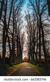 ROSKILDE, DENMARK, NOVEMBER 2016. Roskilde Is A Very Famous City Of Denmark, Its Known For Hosting The Roskilde Music Festival And Being Land Of Vikings.