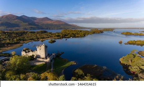 Ross Castle In Killarney National Park During Early Morning, Ring Of Kerry, Ireland