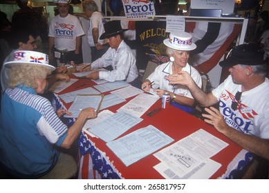 Ross Perot For President Petition Drive And Voter Registration, CA