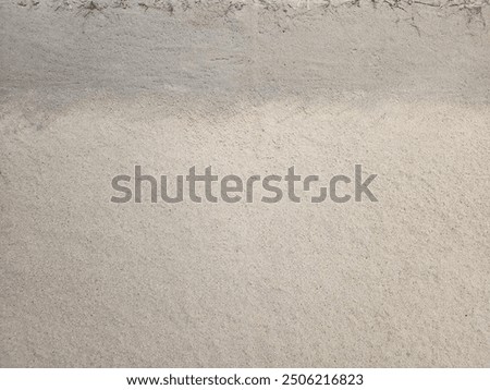 ross-section of soil erosion layer.
