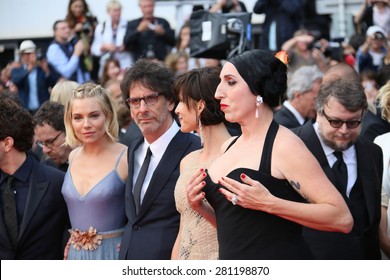  Rossy de Palma,  Joel Coen, Sophie Marceau   attends the closing ceremony during the 68th annual Cannes Film Festival on May 24, 2015 in Cannes, France.