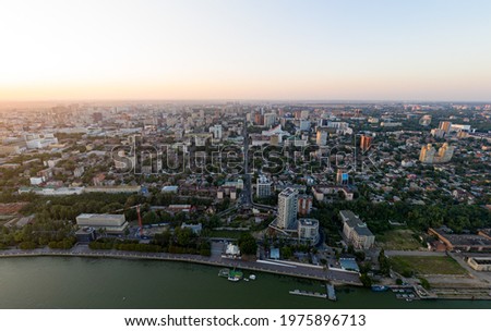 Similar – Image, Stock Photo Hotel above the rooftops