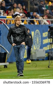 Rostov-on-Don, Russia - NOVEMBER 9, 2019: Valeri Karpin Head Coach Of FC Rostov During The Russian Premier League Match Between FC Rostov And FC Tambov