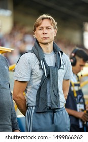 Rostov-on-Don, Russia - SEPTEMBER 8, 2019: Valeri Karpin Of FC Rostov The Head Coach During The International Friendly Match Between FC Rostov And Syria National Team