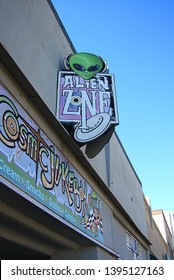 ROSWELL, NEW MEXICO – SEPTEMBER 24: Alien Zone Souvenir Shop On September 24, 2010 In Roswell, NM. The Famous UFO Incident Occurred In 1947. 