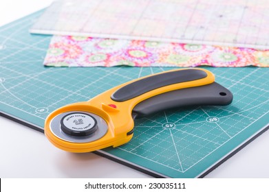 Rotary Cutter Fabric Images Stock Photos Vectors Shutterstock