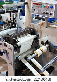 Rotary Die Cutting Machine With Slitting Blade System