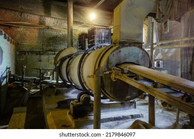 Rotary Kiln In Cement Manufacturing Plant.