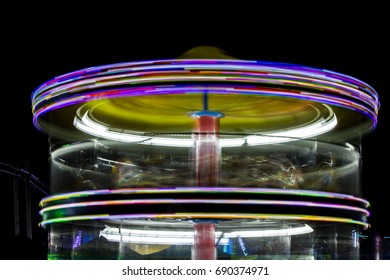 Rotating colored lights