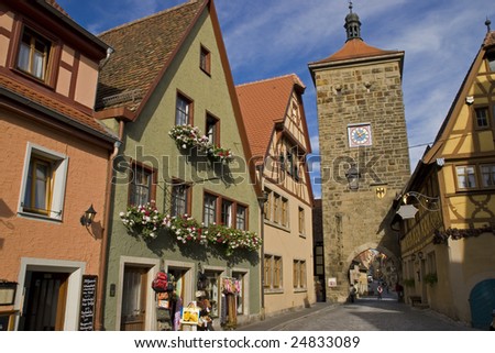Rothenburg ob der Tauber, Bavaria, Germany