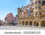 Rothenburg ob der Tauber, Germany -  A sunny day at the picturesque village of Rothenburg ob der Tauber, Germany