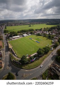 ROTHERHAM, UK - 2022: Aerial View Of Rotherham Titans Rugby Stadium