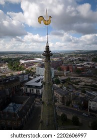 ROTHERHAM, UK - 2022: Aerial View Of Rotherham Minster Church Building