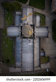 ROTHERHAM, UK - 2022: Aerial View Of Rotherham Minster Church Building