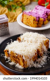Roti Bakar Bandung or Bandung Bread Toast is Popular Street Food from Bandung. Roti bakar refers to toast, served often with butter, cheese, stwarberry jam, Green tea, crushed peanuts and sugar,