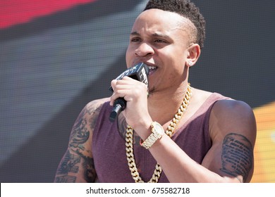 Rotimi Host The 2017 BET Experience 106 And Park Sound Stage At The Microsoft Center June 23rd, 2017 In Los Angeles, California -USA