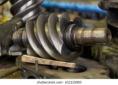 Rotor Of A Car Screw Compressor