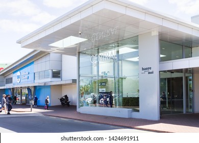 Rotorua, New Zealand - October 15, 2018: Entrance To Rotorua's Central Shopping Mall Located At 1170 Amohau Street.