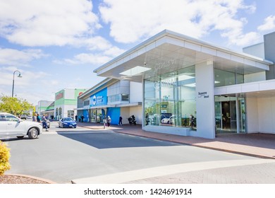 Rotorua, New Zealand - October 15, 2018: Entrance To Rotorua's Central Shopping Mall Located At 1170 Amohau Street.