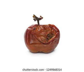 Rotten Apple Isolated On White Background Stock Photo 1249868314 ...