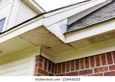 Rotten wood on Soffit and Fascia boards of house