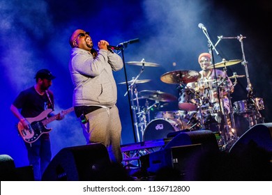 Rotterdam, The Netherlands - 13-15 July 2018. North Sea Jazz Festival Performance Of Anderson .Paak Duet With Ceelo Green