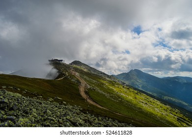 Rotunda in clouds