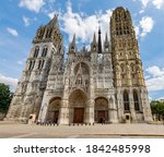 Rouen Cathedral (Cathedrale de Notre-Dame) in Rouen, capital of Haute-Normandie, France.