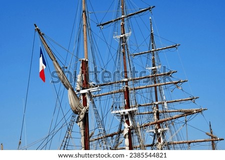 Rouen, France - june 13 2023: Le Francais in the Armada de Rouen