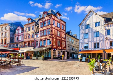 Rouen, Normandy, France. The Old Market Square.