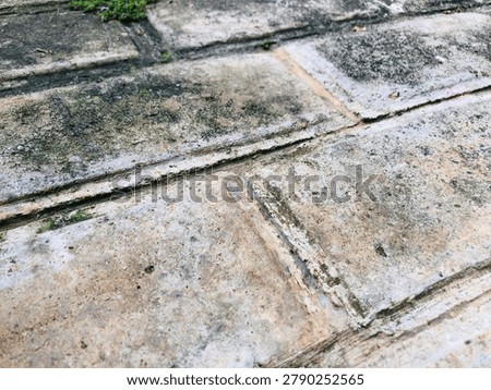 Rough brick wall pattern with natural weathering and vintage appearance. 