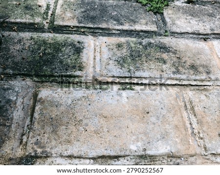 Rough brick wall pattern with natural weathering and vintage appearance. 