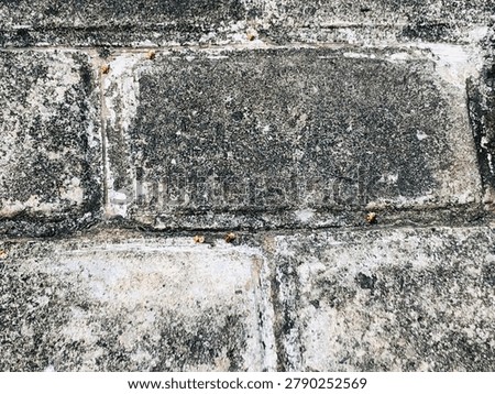 Rough brick wall pattern with natural weathering and vintage appearance. 
