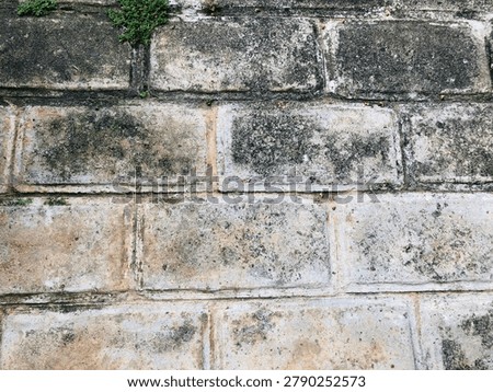 Rough brick wall pattern with natural weathering and vintage appearance. 