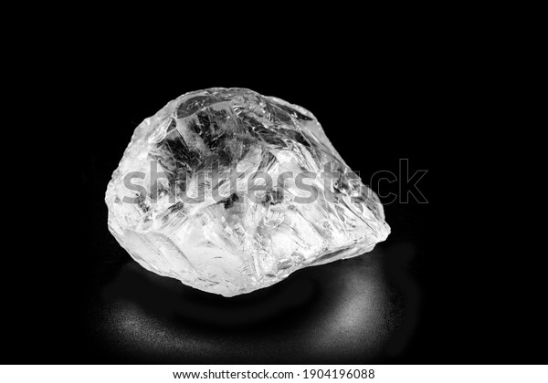 Rough Diamond Crystal Allotropic Form Carbon Stock Photo Edit Now