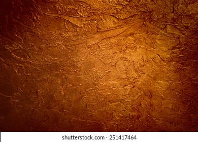 Rough Gold Texture Resembling Latex, Stucco Or Plaster 