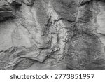 Rough gray rock texture background, natural stone surface with cracks and patterns.