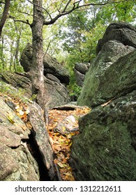 Rough Hike Up Rocks, Appalachian Trail, Pennsylvania