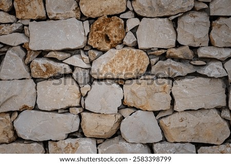 Rough Limestone Stonewall Texture for background