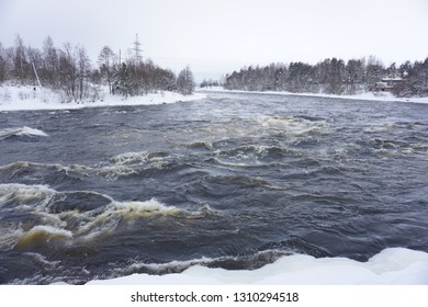 
rough River in the winter