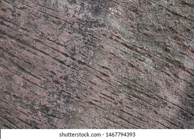 A Rough, Textured, Eroded Millstone Grit Rock Face.