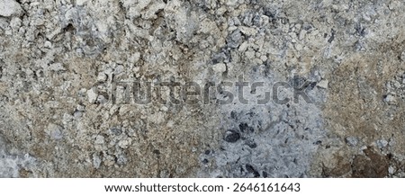 Rough Uneven Ground Texture with Small Stones and Debris